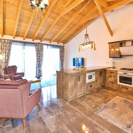 Exceptional With Private Indoor & Outdoor Pool, Jacuzzi & Impressive View In Kalkan, Kas Apartment *