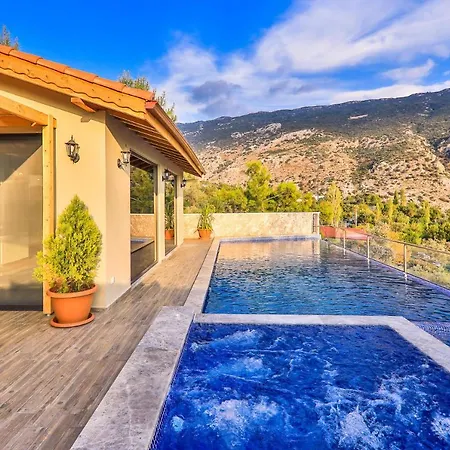 Apartment Exceptional With Private Indoor & Outdoor Pool, Jacuzzi & Impressive View In Kalkan, Kas Islamlar (Mediterranean)