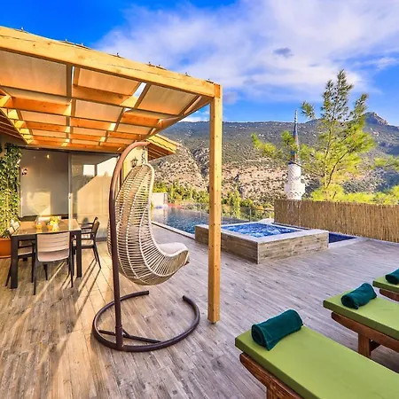 Apartment Exceptional With Private Indoor & Outdoor Pool, Jacuzzi & Impressive View In Kalkan, Kas *