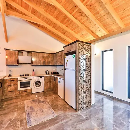 Exceptional With Private Indoor & Outdoor Pool, Jacuzzi & Impressive View In Kalkan, Kas Apartmán *