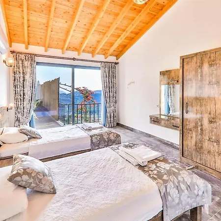 Apartmán Exceptional With Private Indoor & Outdoor Pool, Jacuzzi & Impressive View In Kalkan, Kas *
